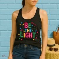 Christmas Light Be The Light Matthew Christian Women's Tank Top thumb 2