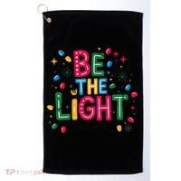 Christmas Light Be The Light Matthew Christian Golf Towel thumb 0