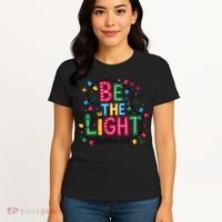 Christmas Light Be The Light Matthew Christian Women's T-Shirt thumb 4