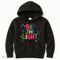 Christmas Light Be The Light Matthew Christian Kids Hoodie thumb 0