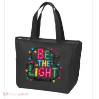 Christmas Light Be The Light Matthew Christian Tote Bag thumb 3