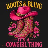 Cowgirl Lover Boots And Bling Its A Cowgirl Thing Country  Ornament thumb 1