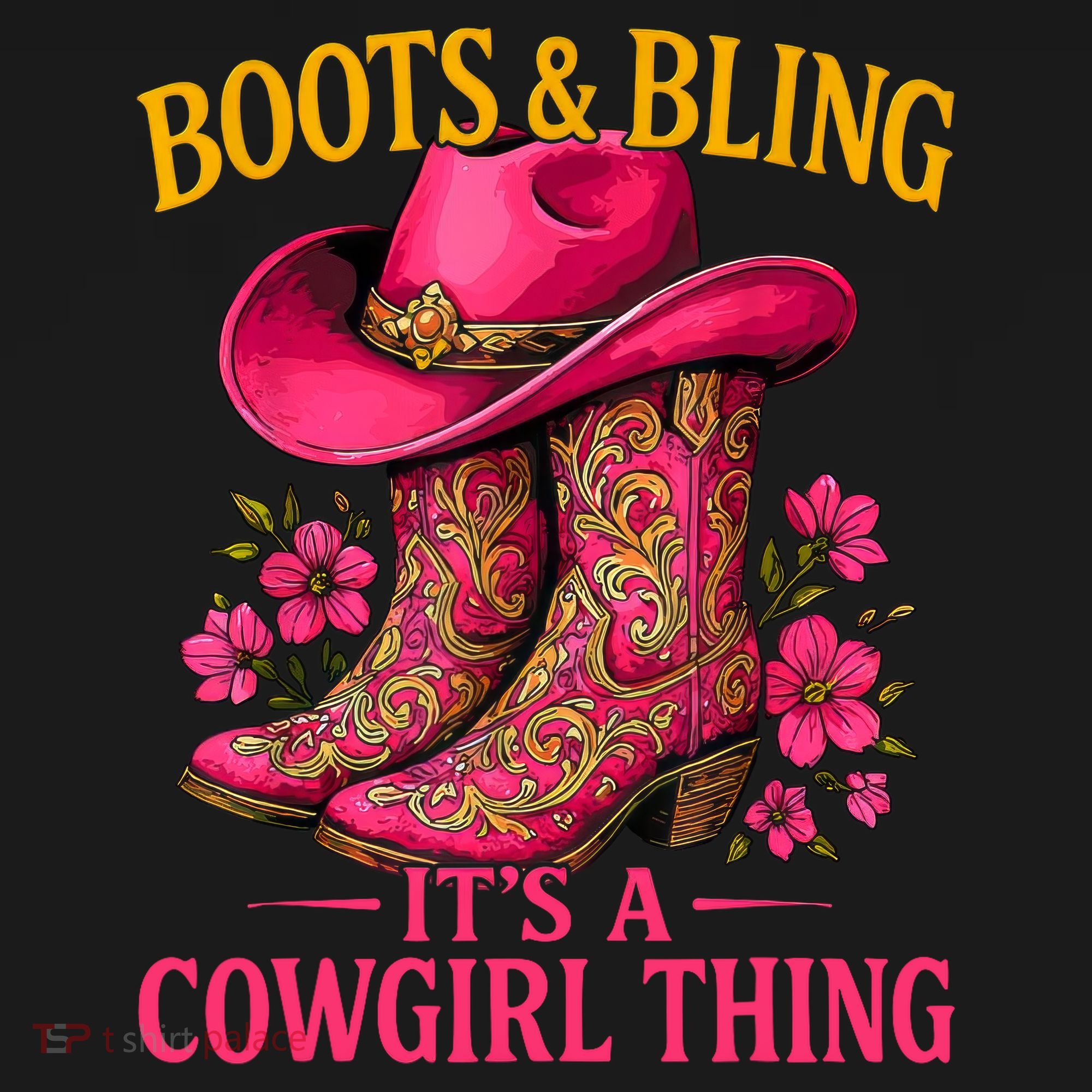 Cowgirl Lover Boots And Bling Its A Cowgirl Thing Country  Women's Tank Top