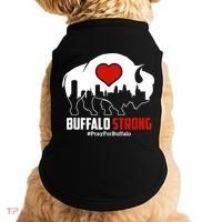 Choose Love Buffalo Strong Pray For Buffalo Doggie Tank thumb 0