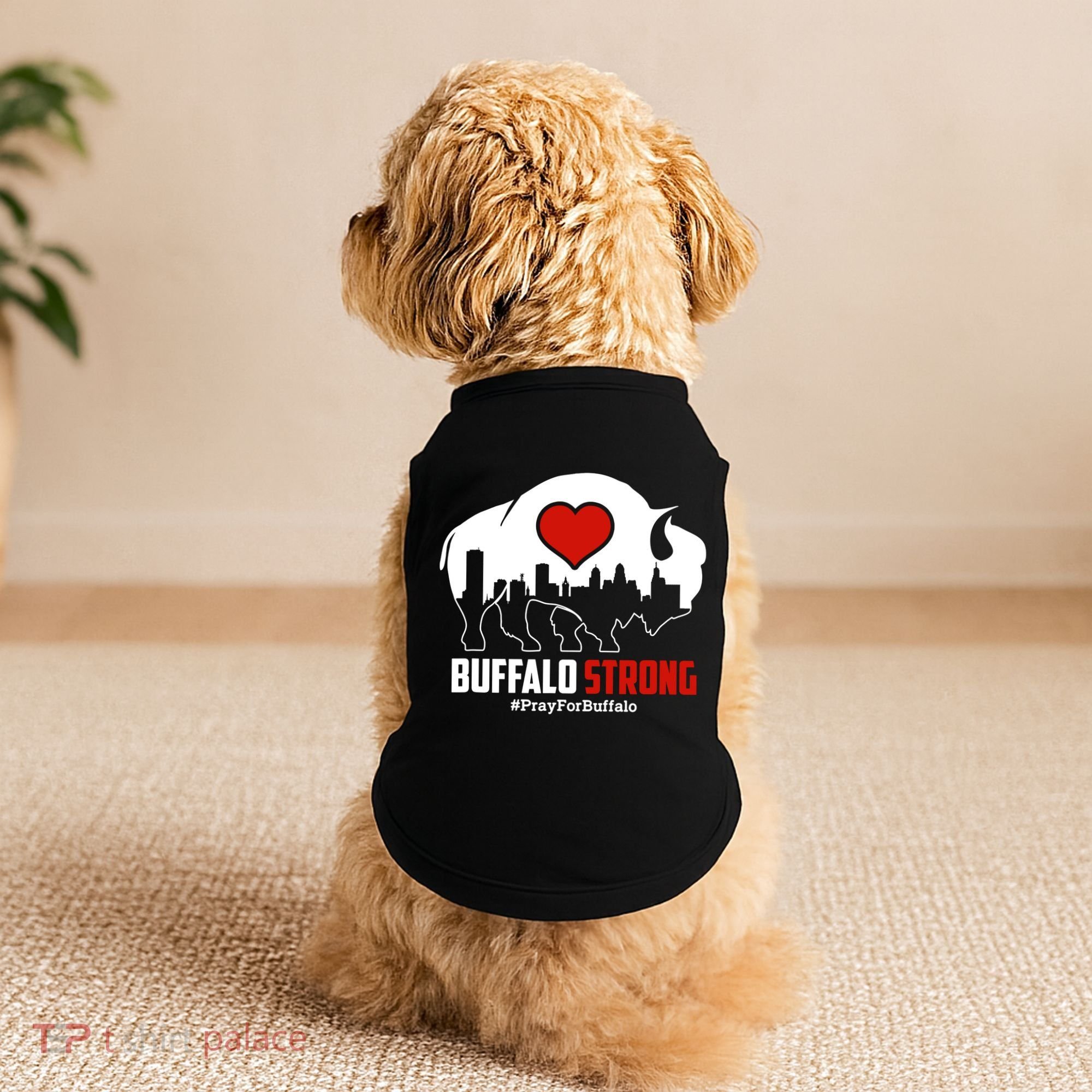 Choose Love Buffalo Strong Pray For Buffalo Doggie Tank