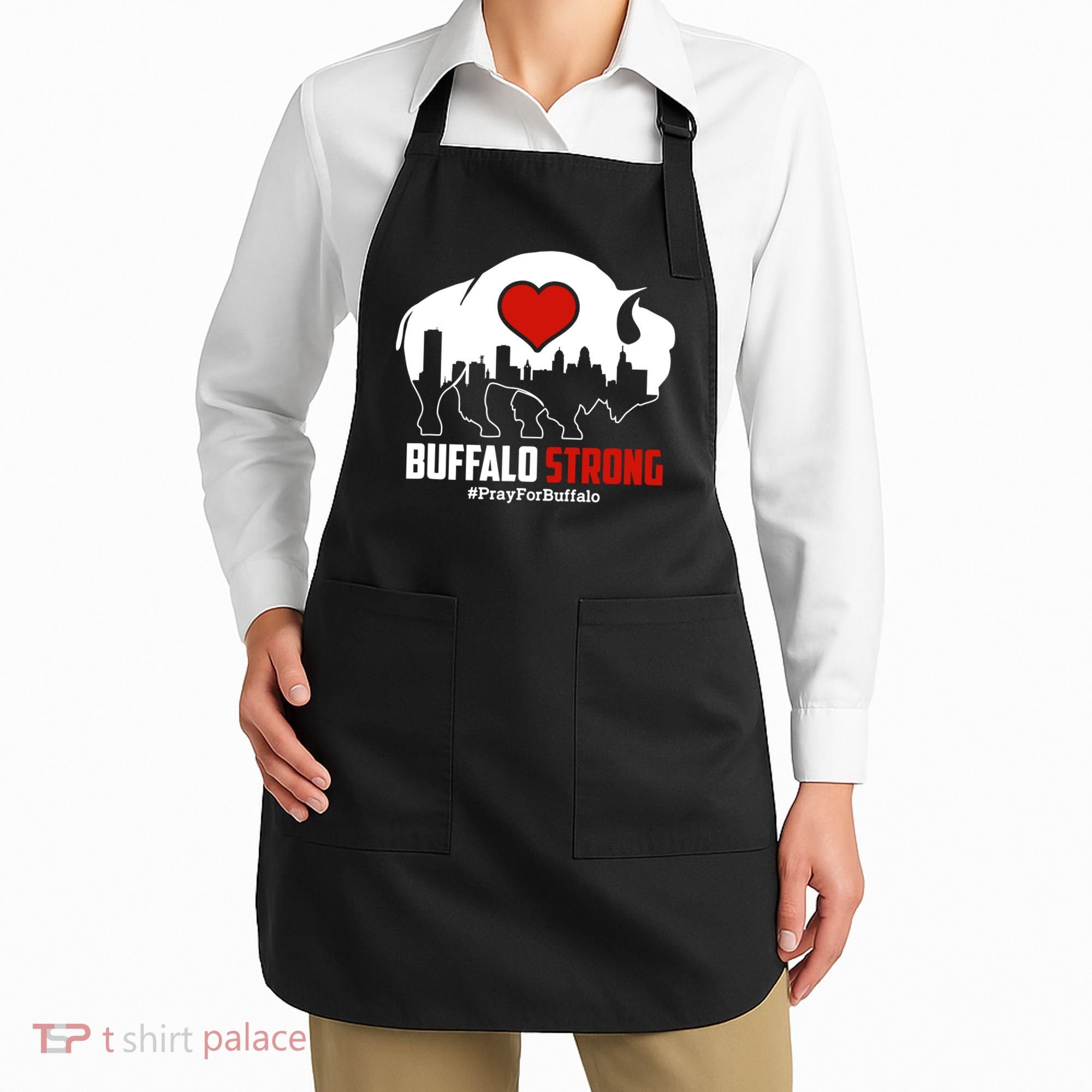 Choose Love Buffalo Strong Pray For Buffalo Apron
