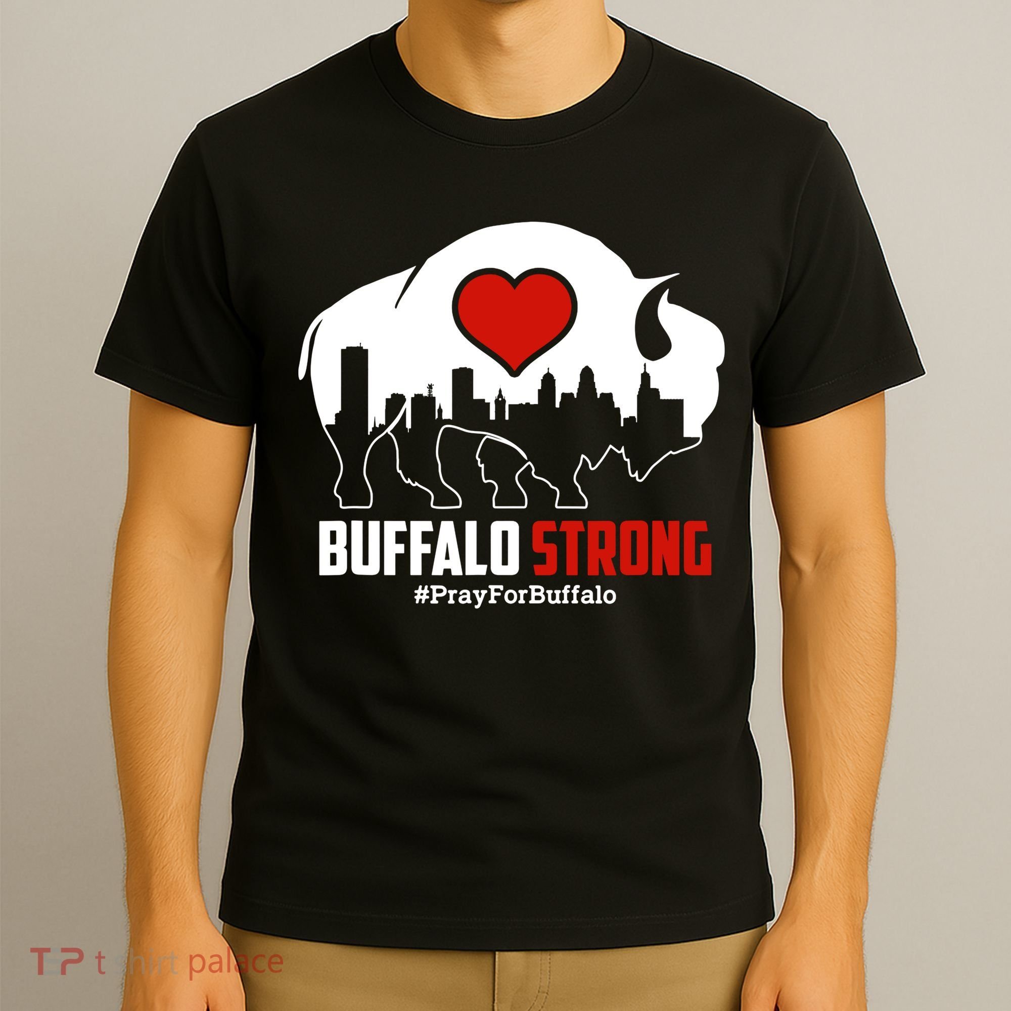 Choose Love Buffalo Strong Pray For Buffalo T-Shirt