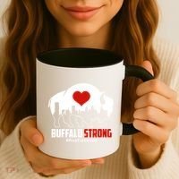 Choose Love Buffalo Strong Pray For Buffalo Coffee Mug thumb 3