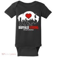 Choose Love Buffalo Strong Pray For Buffalo Baby Bodysuit thumb 0
