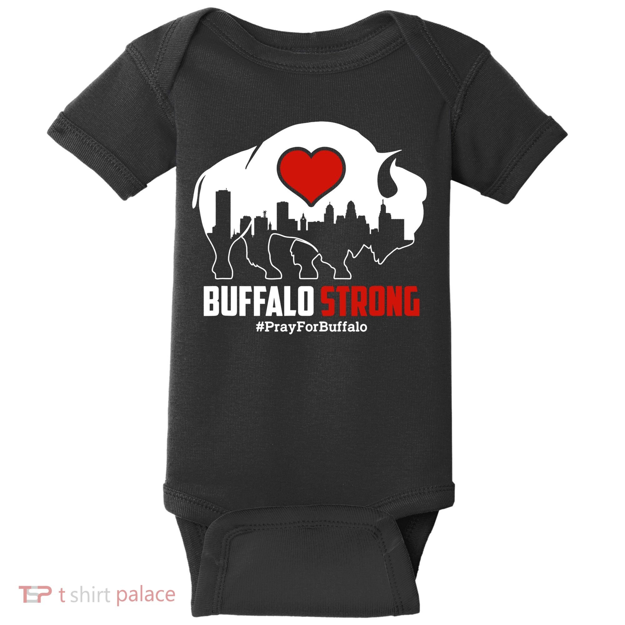Choose Love Buffalo Strong Pray For Buffalo Baby Bodysuit
