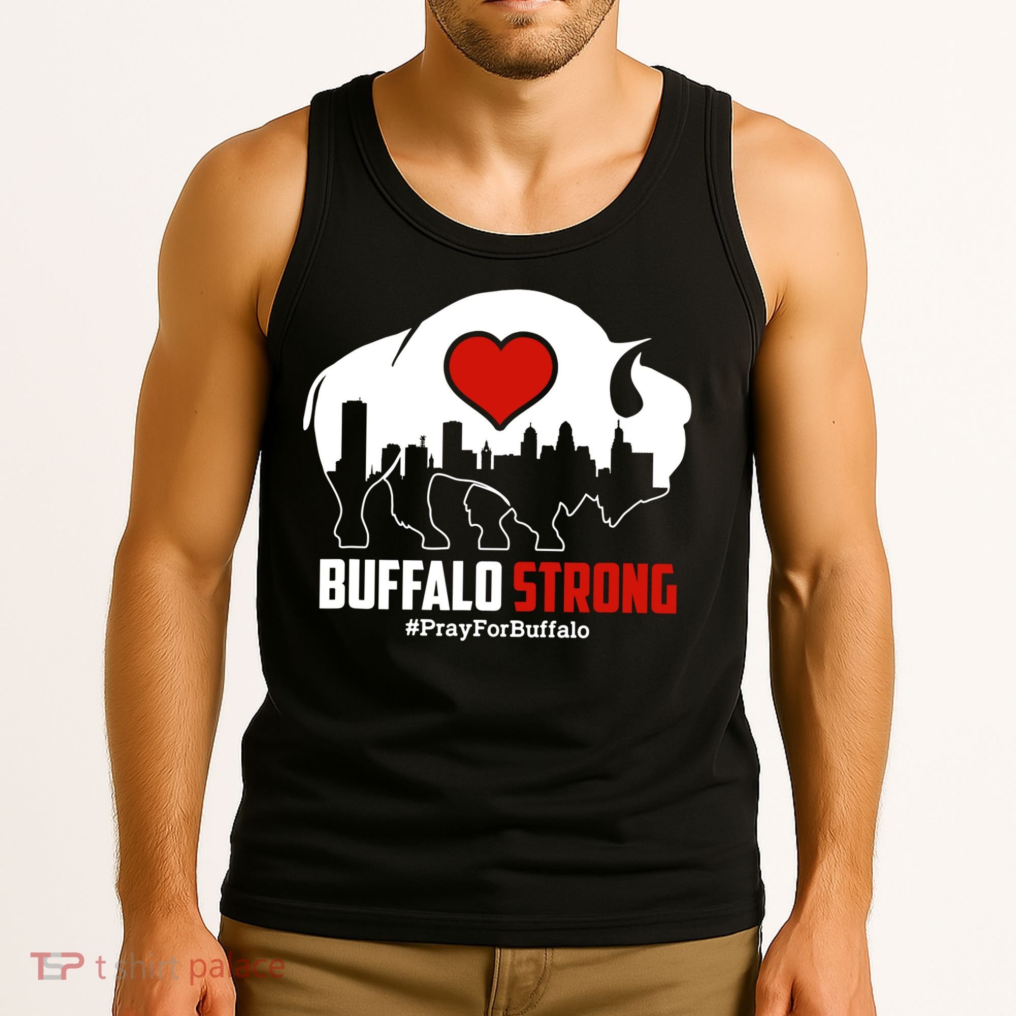 Choose Love Buffalo Strong Pray For Buffalo Tank Top