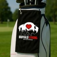 Choose Love Buffalo Strong Pray For Buffalo Golf Towel thumb 2