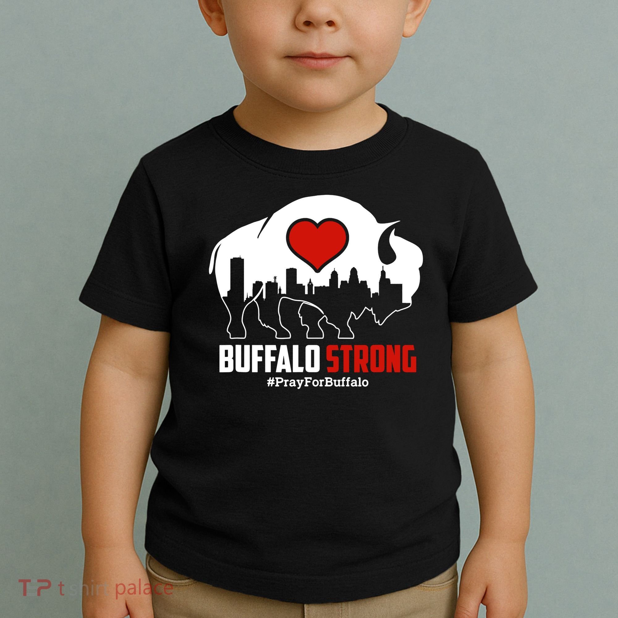 Choose Love Buffalo Strong Pray For Buffalo Toddler T-Shirt