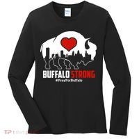 Choose Love Buffalo Strong Pray For Buffalo Women's Long Sleeve Shirt thumb 0