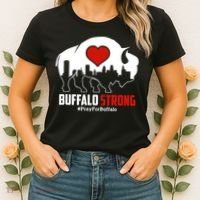 Choose Love Buffalo Strong Pray For Buffalo Women's T-Shirt thumb 2