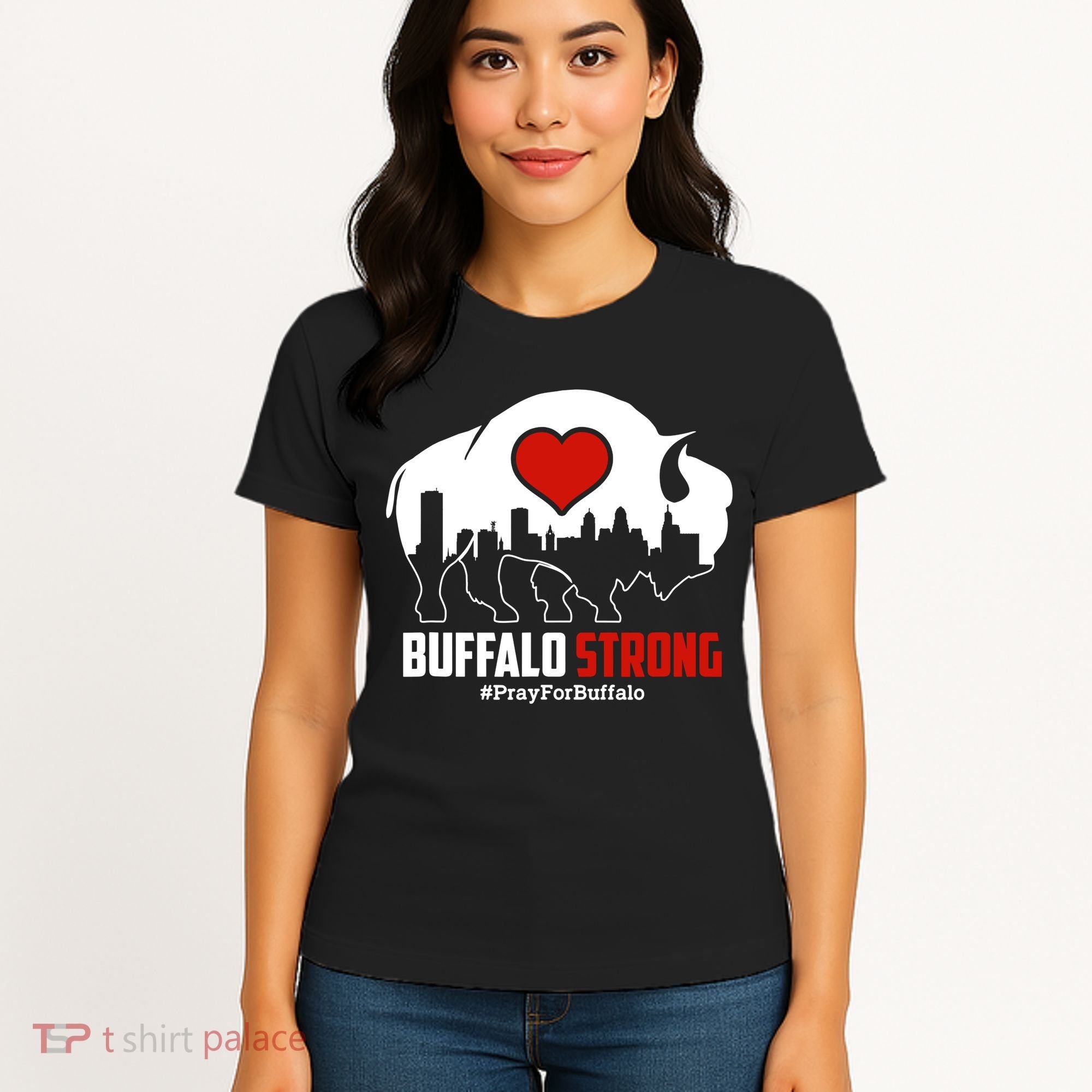 Choose Love Buffalo Strong Pray For Buffalo Women's T-Shirt