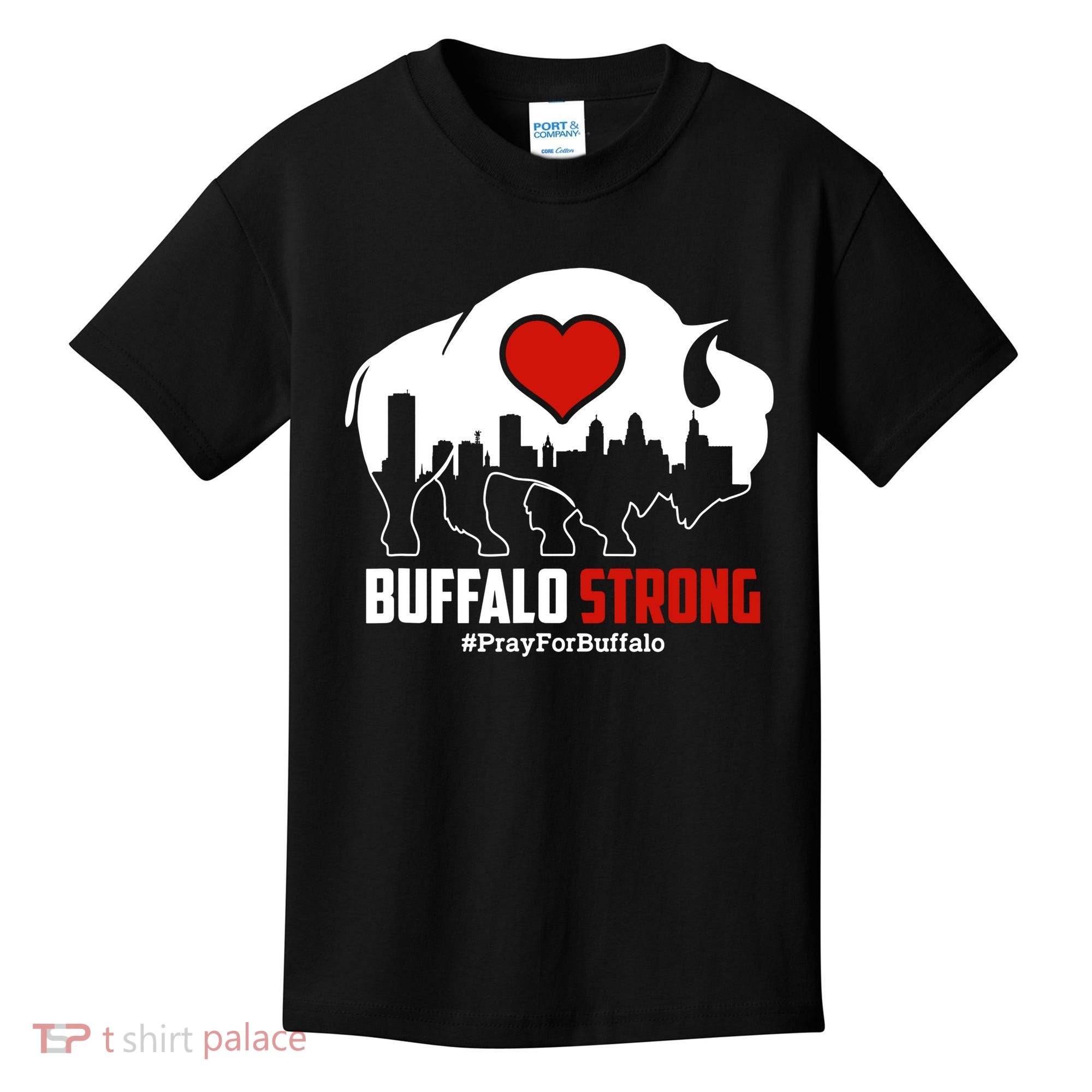 Choose Love Buffalo Strong Pray For Buffalo Kids T-Shirt
