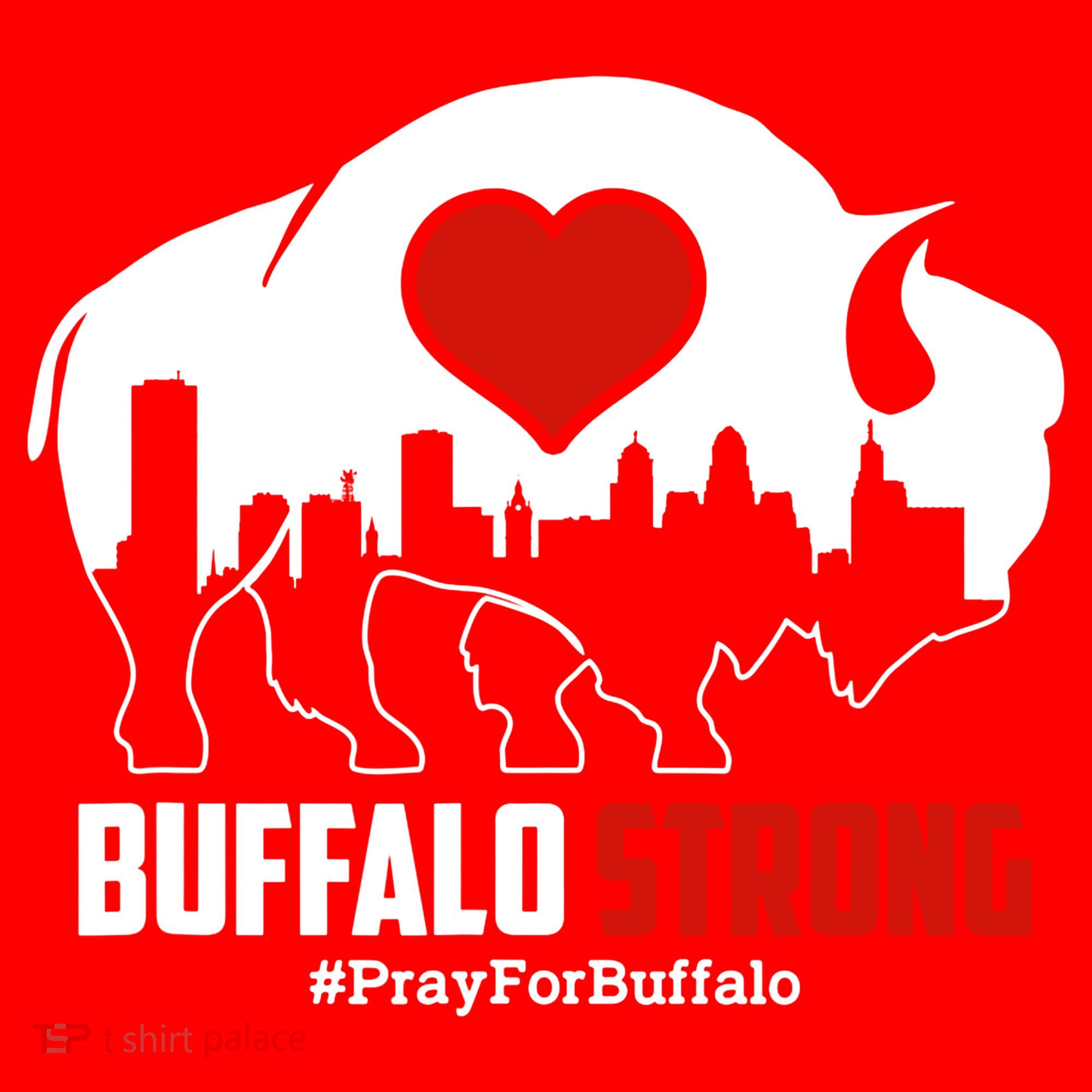 Choose Love Buffalo Strong Pray For Buffalo Santa Hat