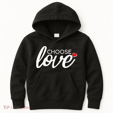 Choose Love Be Kind Kids Hoodie