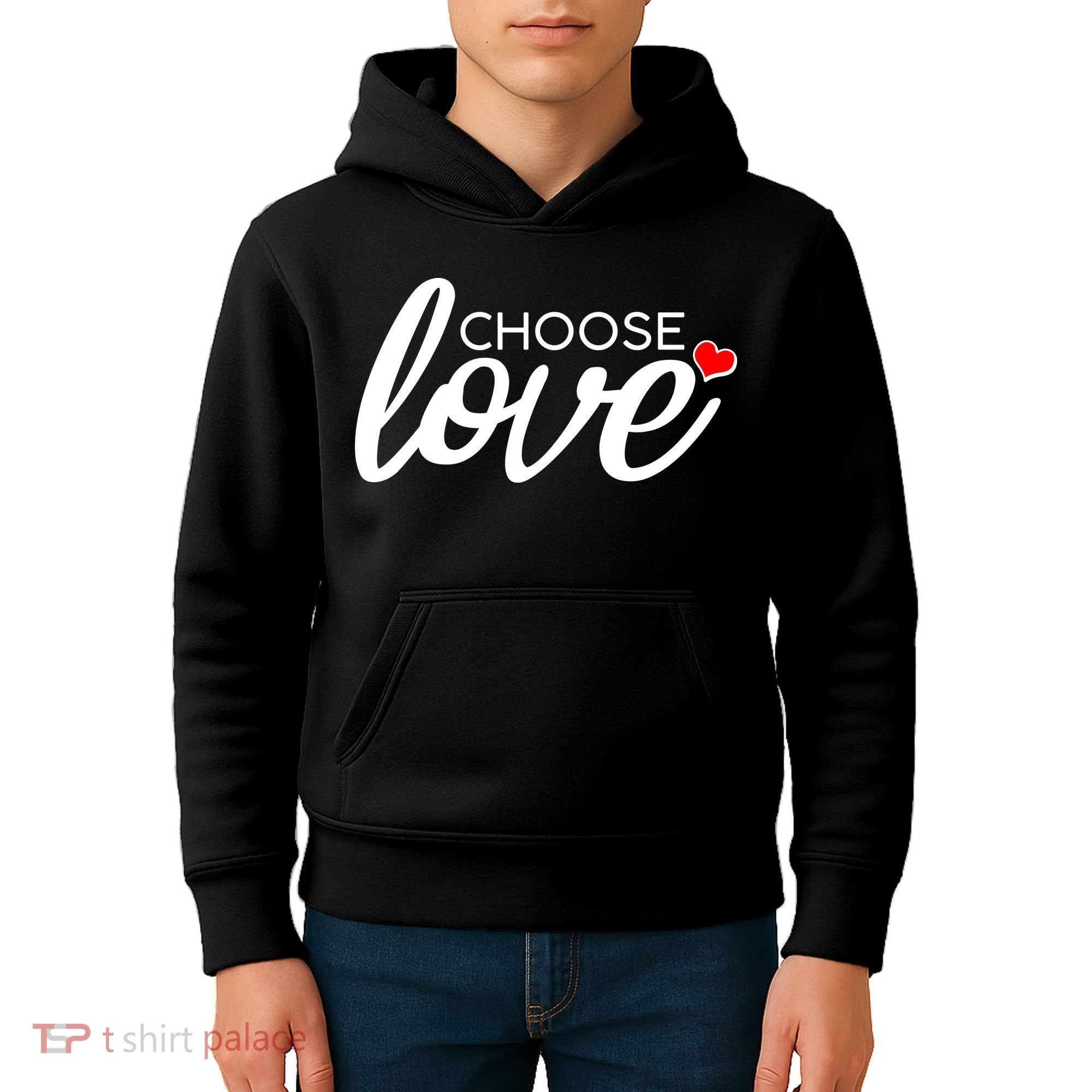 Choose Love Be Kind Kids Hoodie