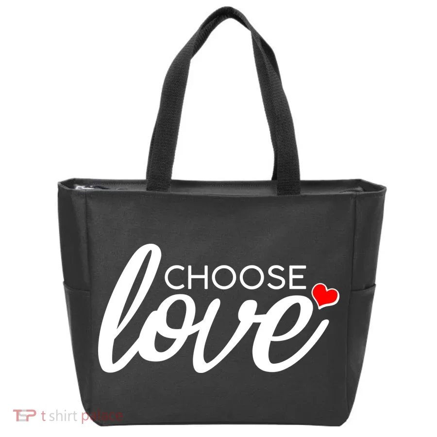 Choose Love Be Kind Tote Bag
