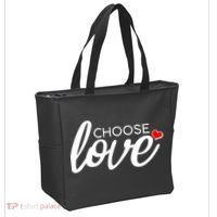 Choose Love Be Kind Tote Bag thumb 2