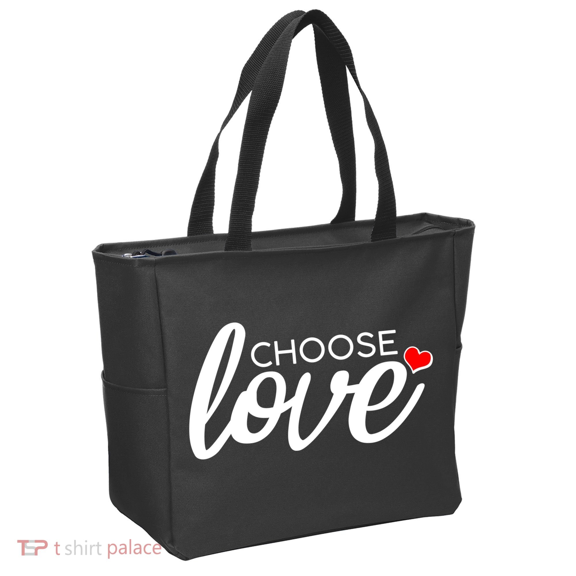 Choose Love Be Kind Tote Bag