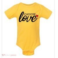 Choose Love Be Kind Baby Bodysuit thumb 0