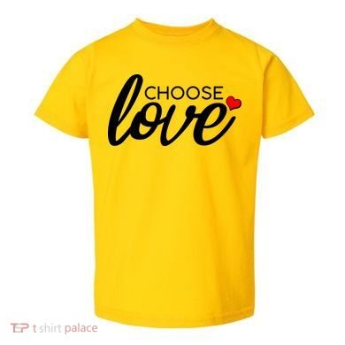 Choose Love Be Kind Toddler T-Shirt
