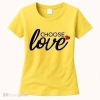 Choose Love Be Kind Women's T-Shirt thumb 0