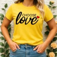 Choose Love Be Kind Women's T-Shirt thumb 2