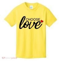Choose Love Be Kind Kids T-Shirt thumb 0