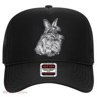 Cute Lionhead Bunny Rabbit Sketch Gift Hat thumb 0
