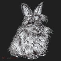 Cute Lionhead Bunny Rabbit Sketch Gift Hat thumb 2
