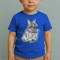 Cute Lionhead Bunny Rabbit Sketch Gift Toddler T-Shirt thumb 2