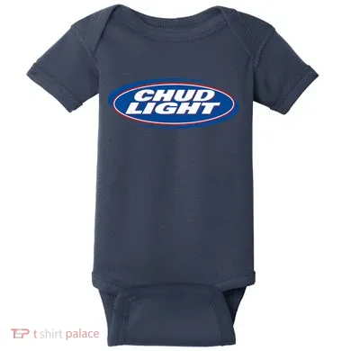 Chud Light Beer Baby Bodysuit