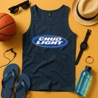 Chud Light Beer Tank Top thumb 4