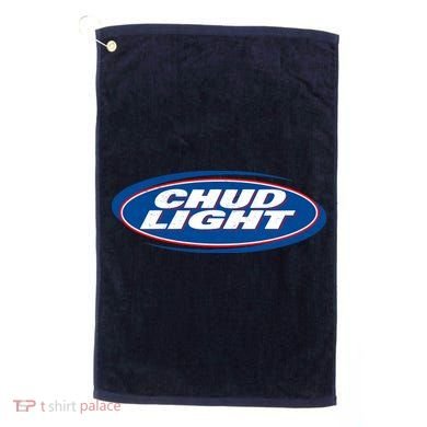 Chud Light Beer Golf Towel