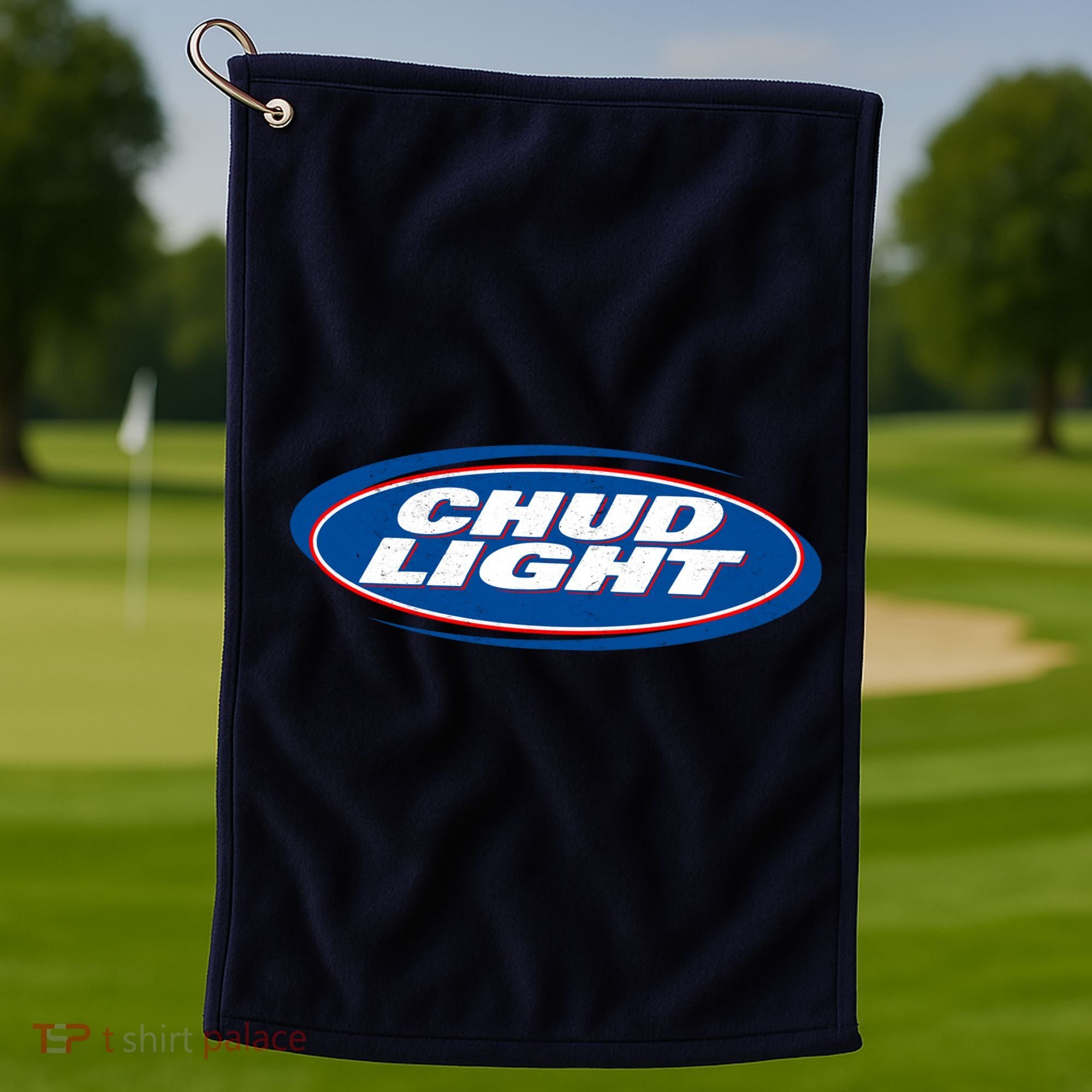 Chud Light Beer Golf Towel