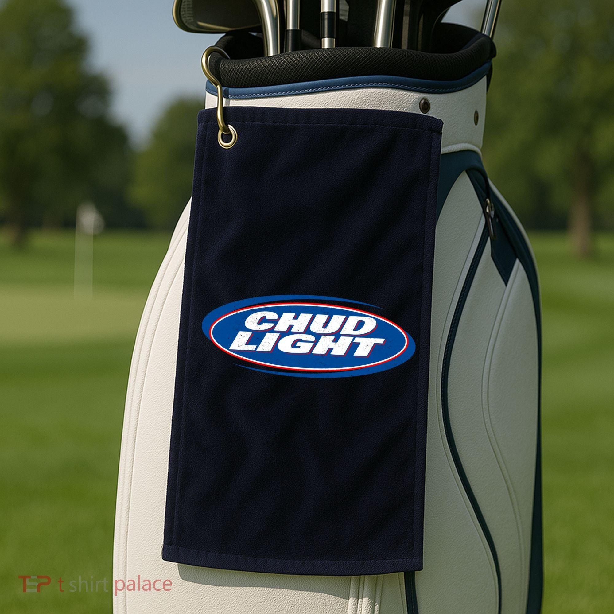 Chud Light Beer Golf Towel