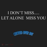Certified Lover Boy I Don't Miss You Golf Towel thumb 3