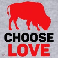 Choose Love Buffalo Choose Love Bills Women's Sweatshirt thumb 2