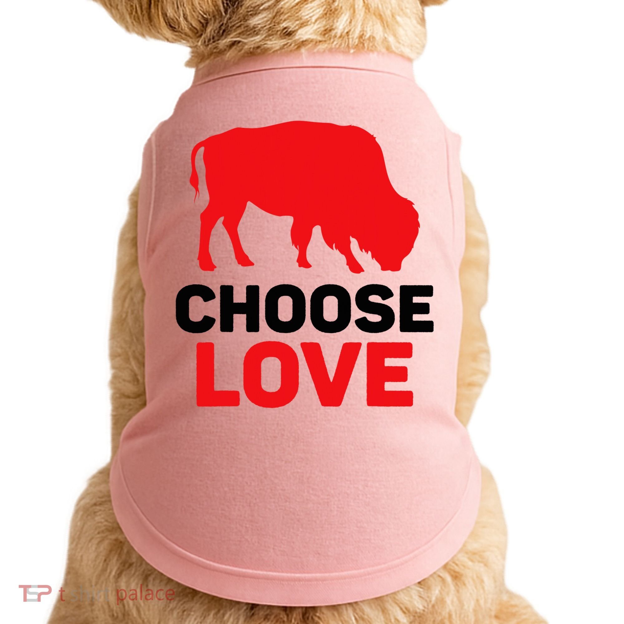Choose Love Buffalo Choose Love Bills Doggie Tank