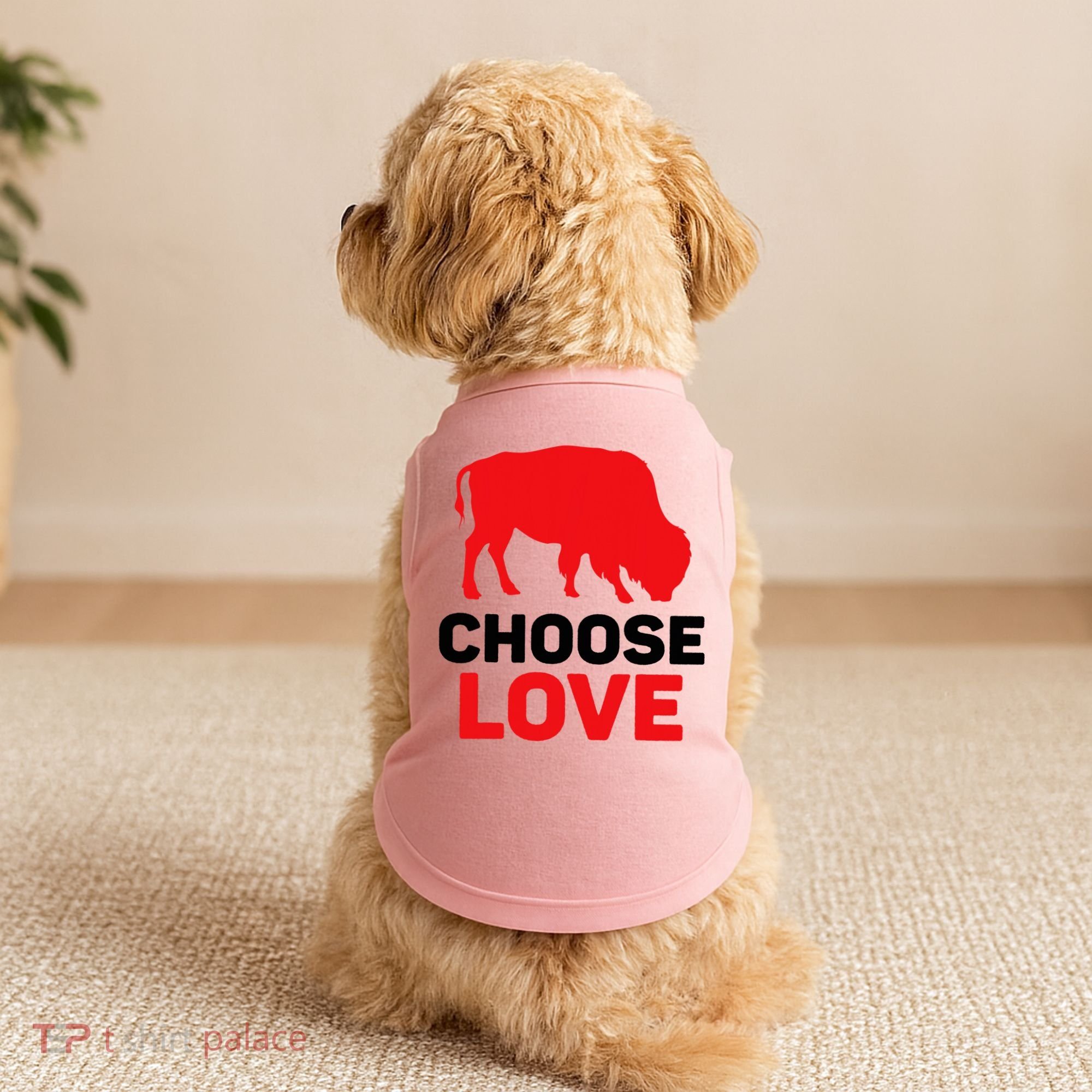 Choose Love Buffalo Choose Love Bills Doggie Tank