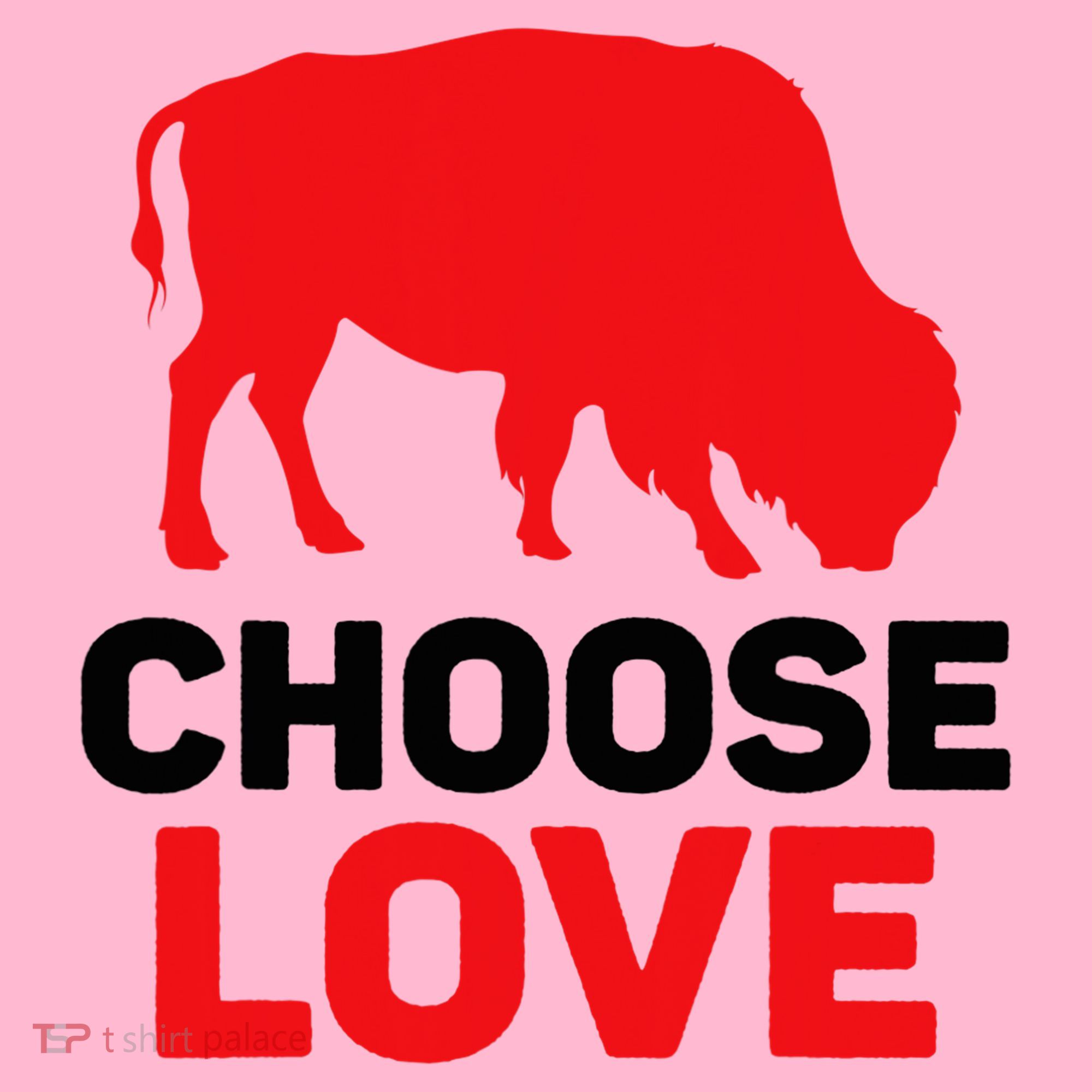Choose Love Buffalo Choose Love Bills Mousepad