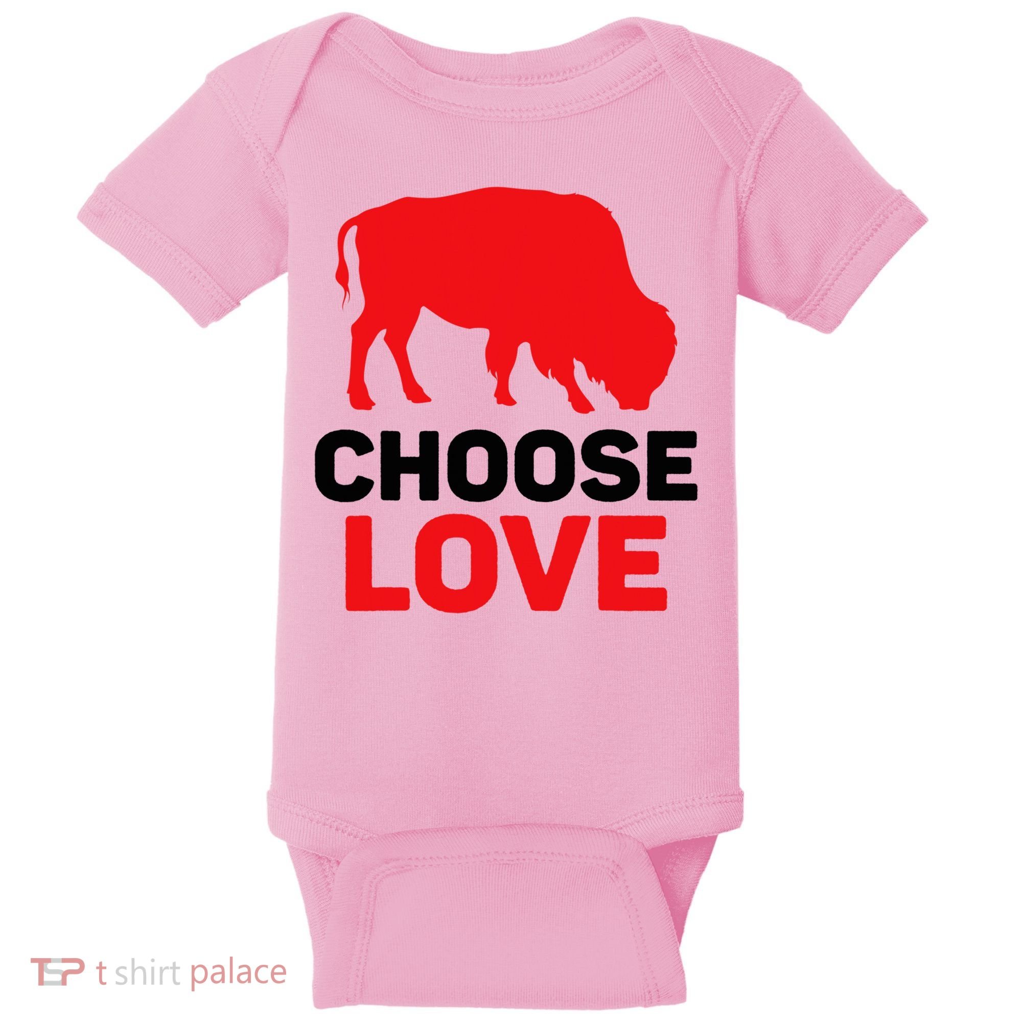 Choose Love Buffalo Choose Love Bills Baby Bodysuit