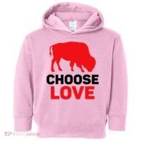 Choose Love Buffalo Choose Love Bills Toddler Hoodie thumb 0