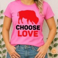 Choose Love Buffalo Choose Love Bills Women's T-Shirt thumb 2