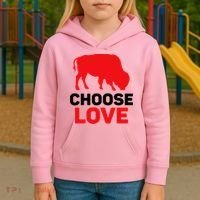 Choose Love Buffalo Choose Love Bills Kids Hoodie thumb 3