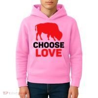 Choose Love Buffalo Choose Love Bills Kids Hoodie thumb 4